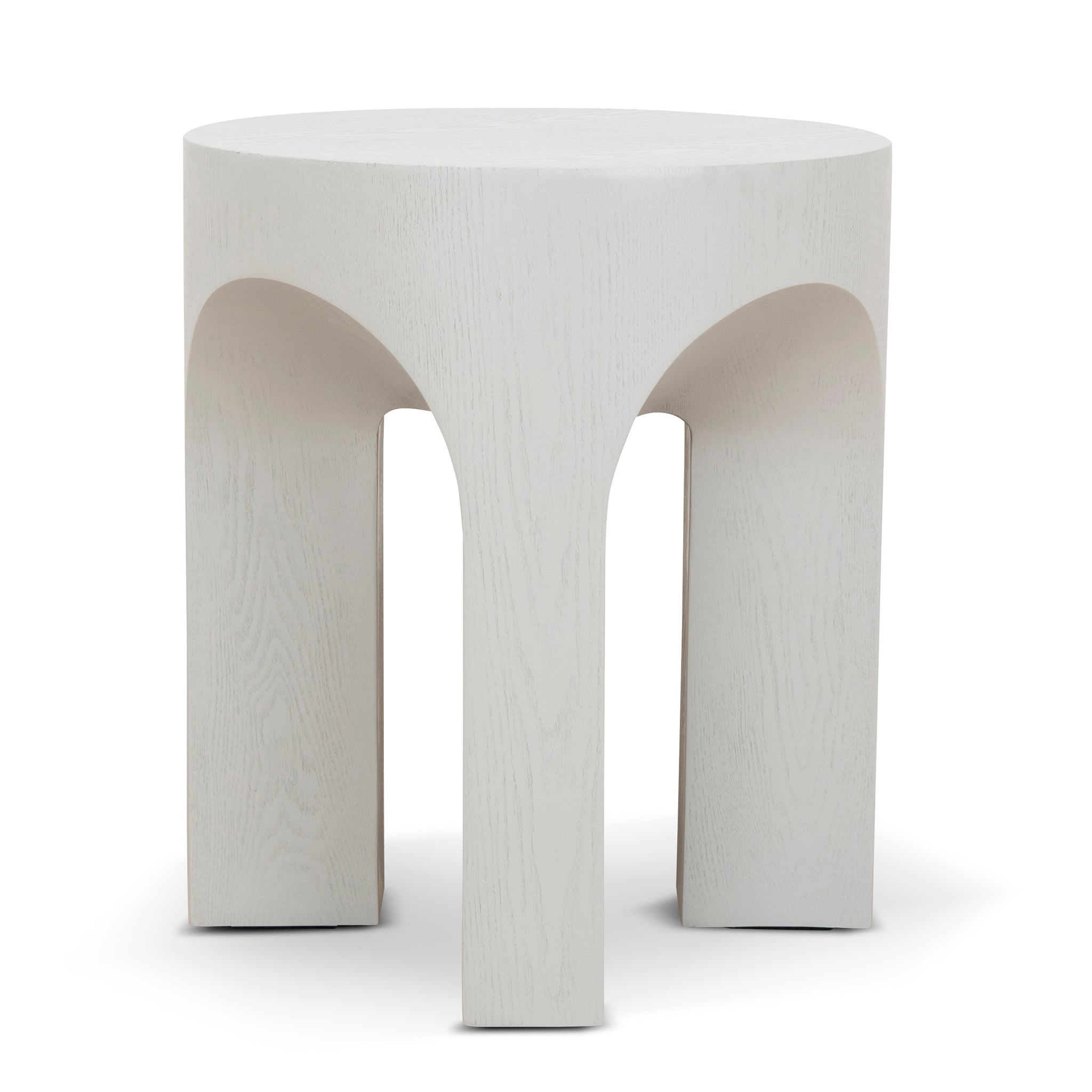 Jozi 49.5cm Round Side Table - Light Grey