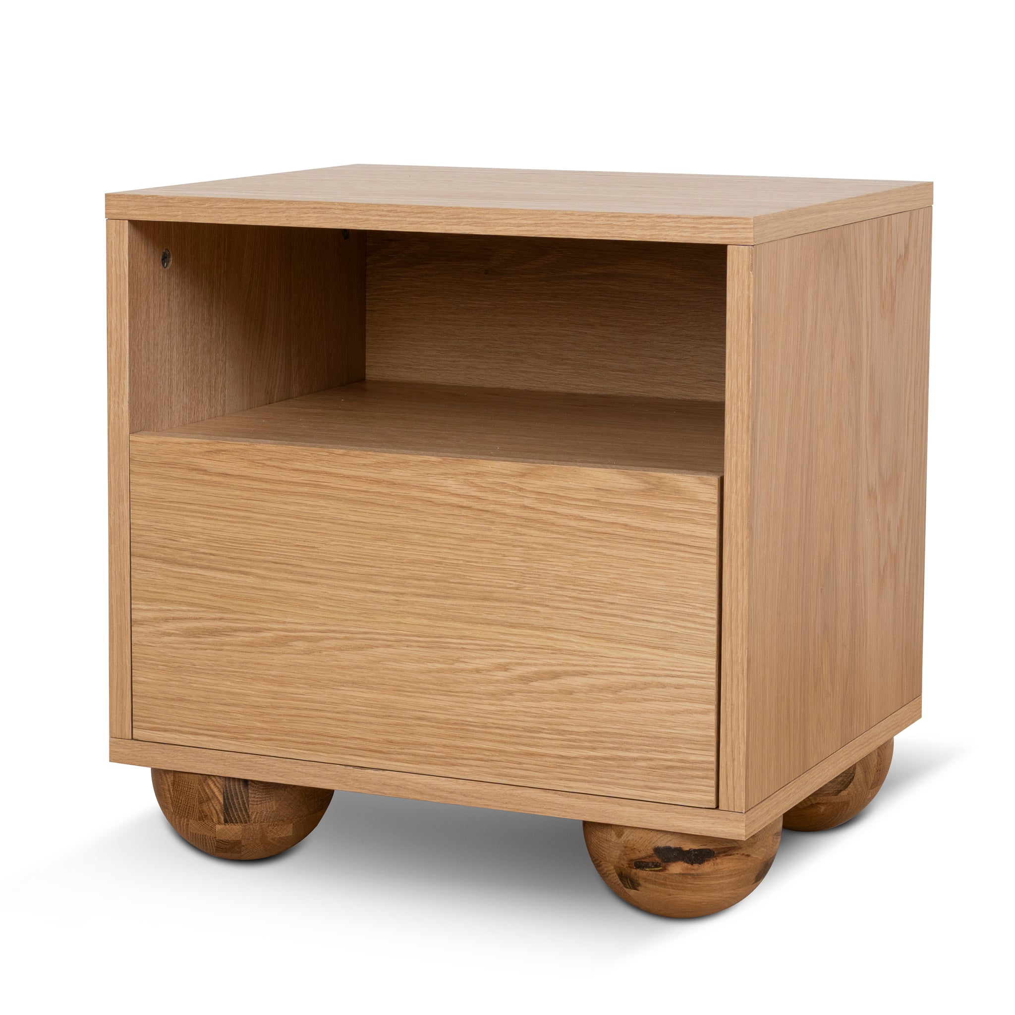 Haley 50cm Bedside Table - Natural