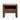 Modesta Glass Top Bedside Table - Walnut