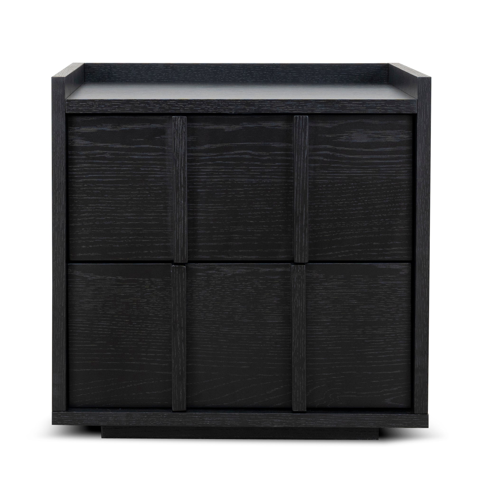 Kobus 50cm Bedside Table - Black