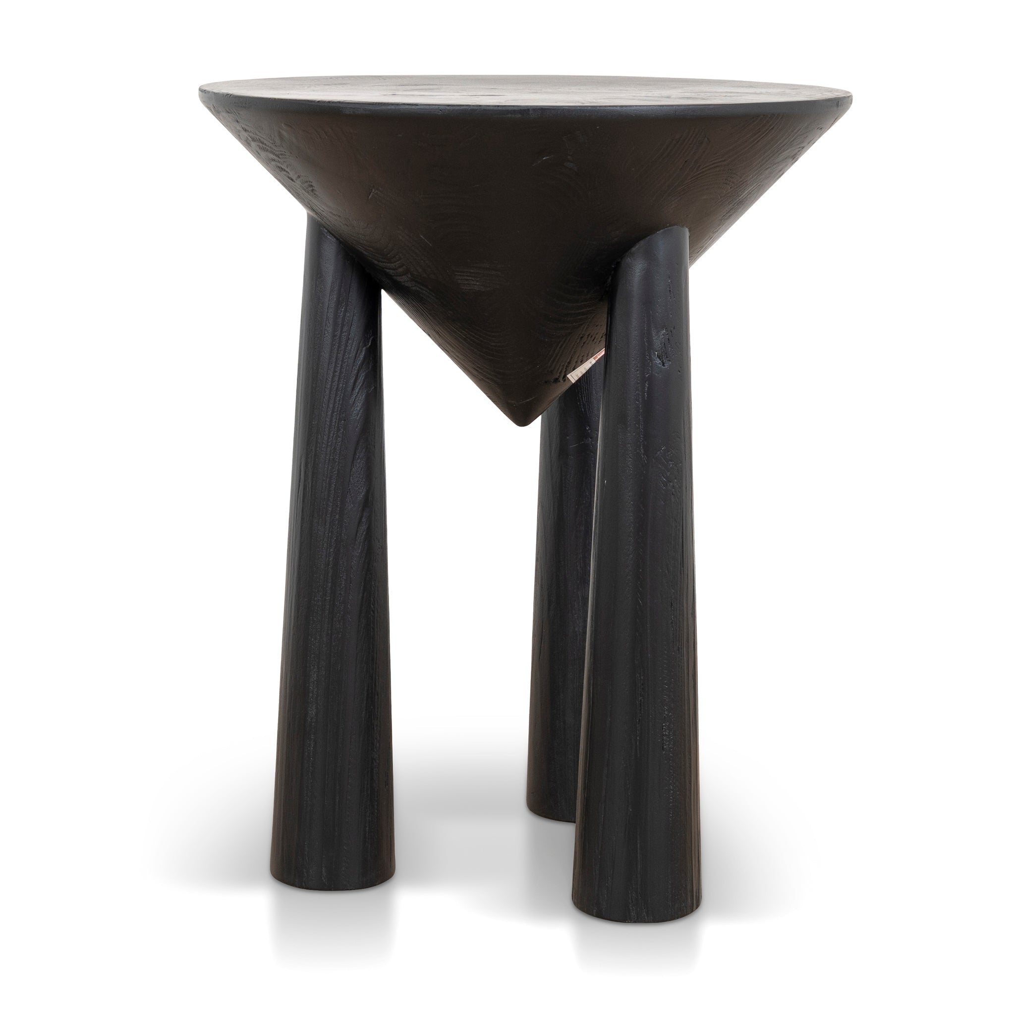 Prestige 45cm Round Side Table - Full Black