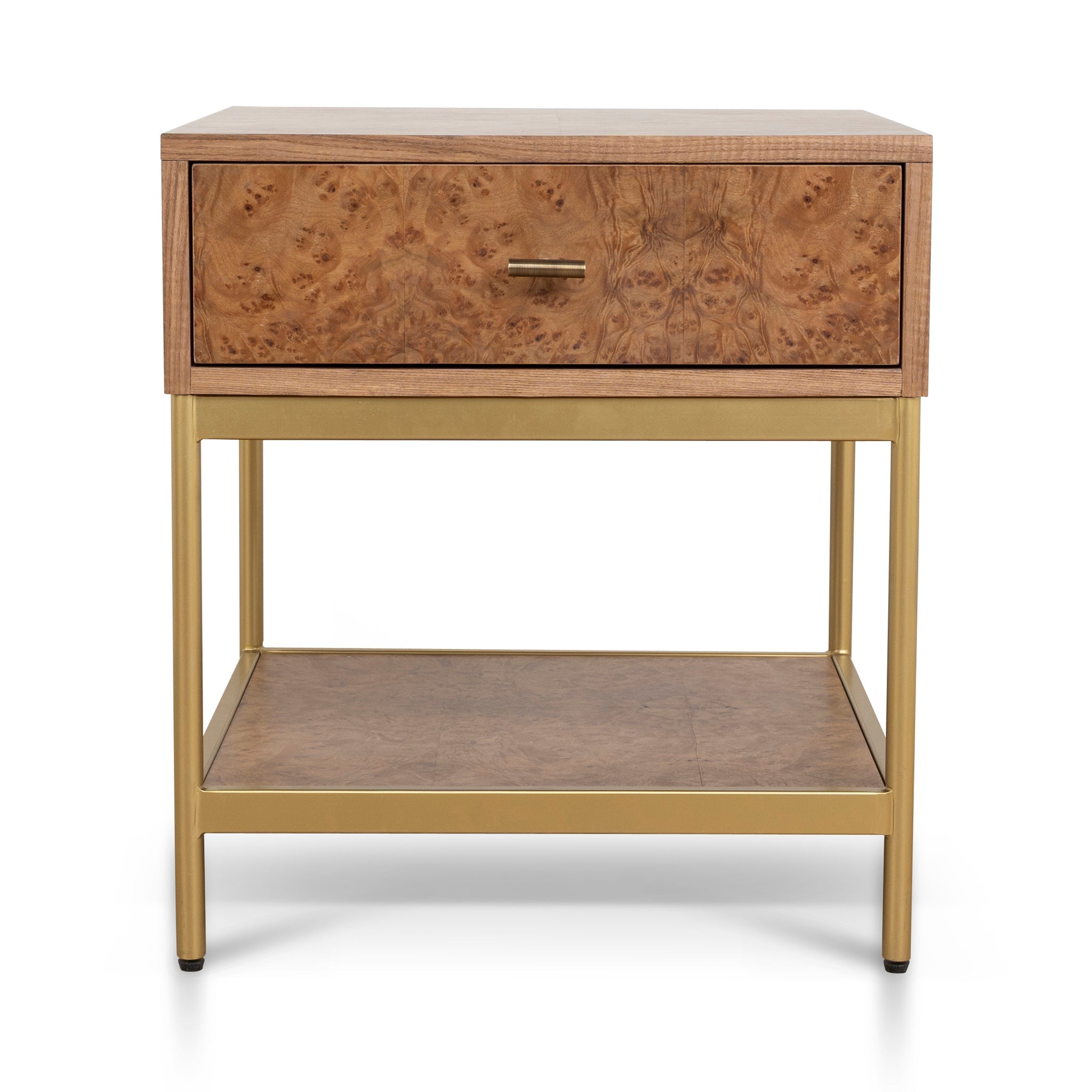 Evermore 50cm Square Bedside Table - Natural
