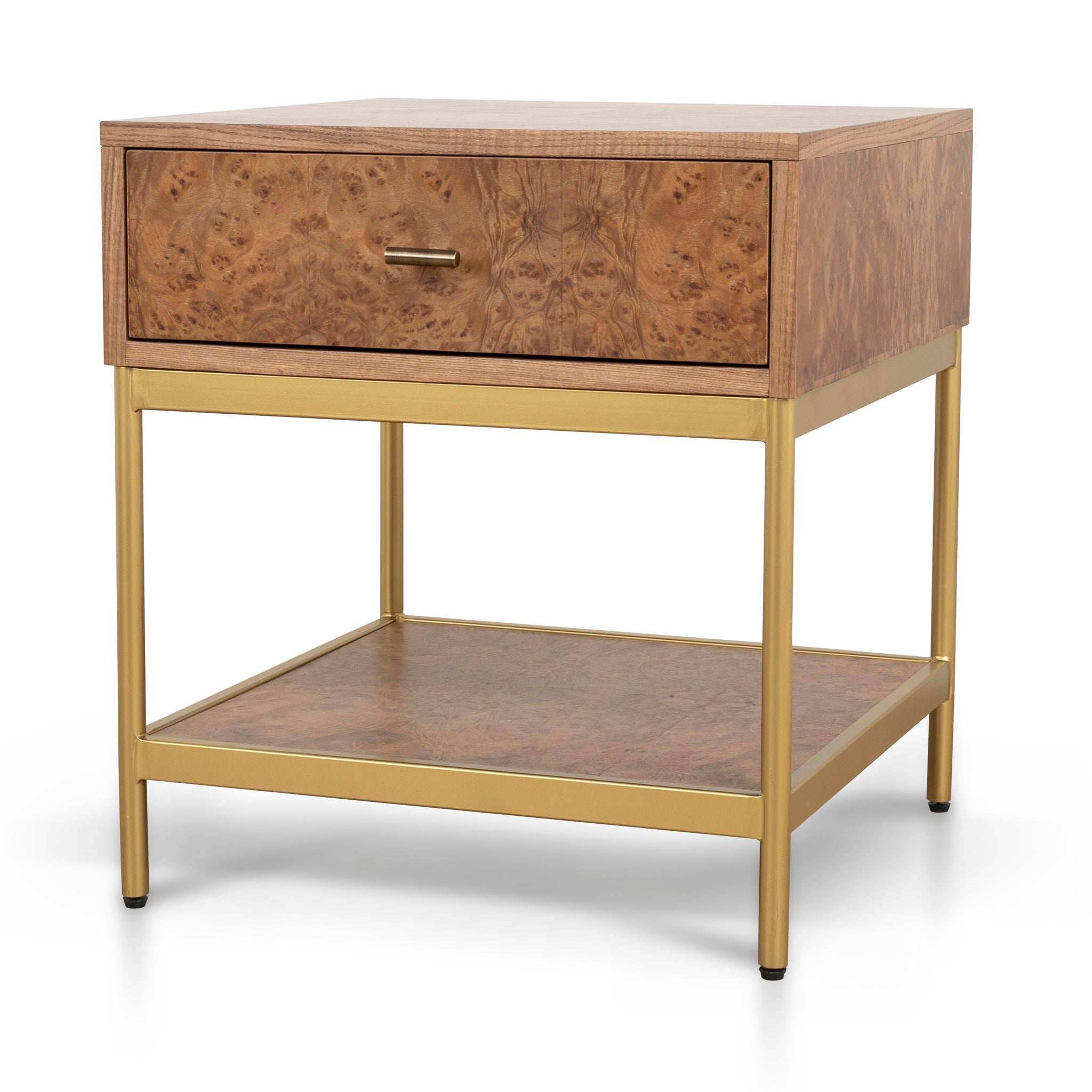 Evermore 50cm Square Bedside Table - Natural