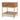 Evermore 50cm Square Bedside Table - Natural