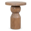 Roslain 40cm Round Side Table - Natural