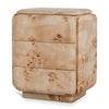 Sorella 51cm Bedside Table - Aspen Burls