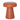 Zavro 40cm Round Side Table - Terracotta