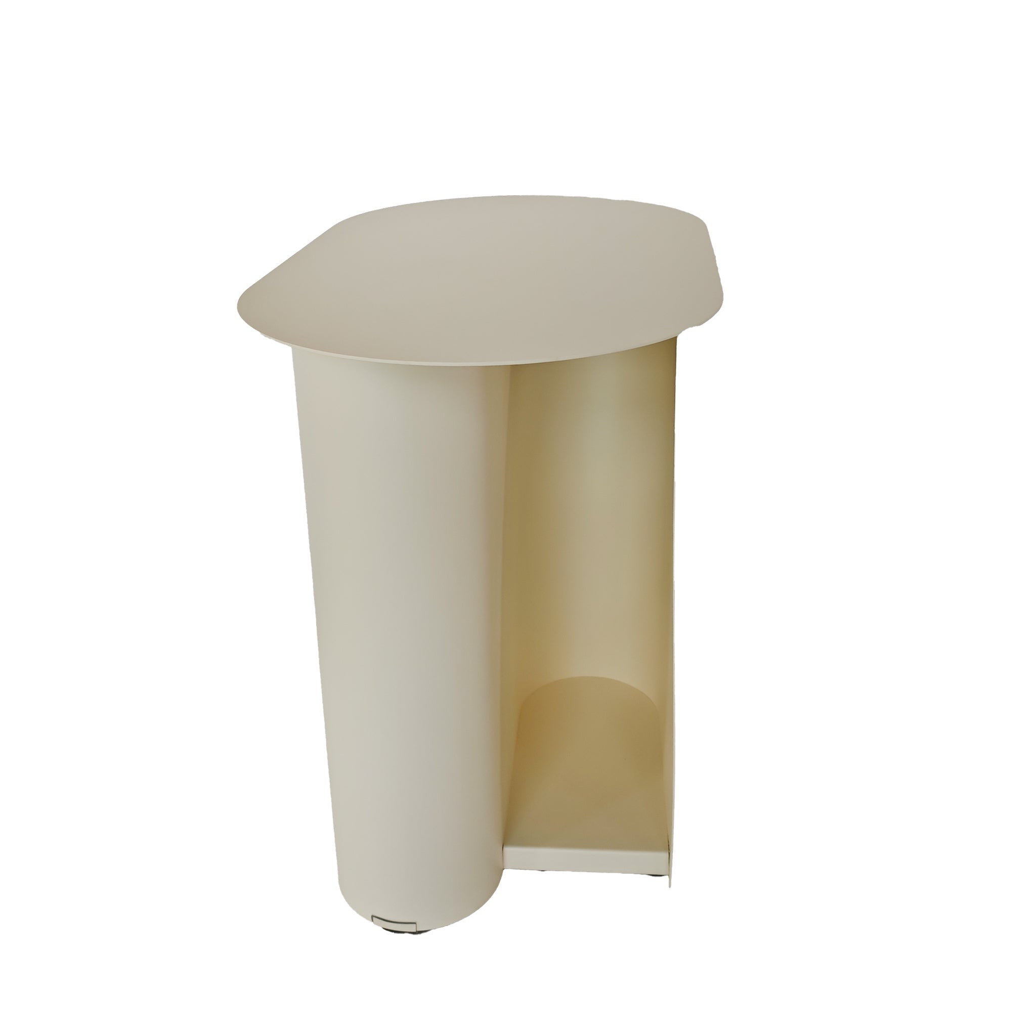 Vetra 50cm Side Table - Ivory White