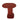 Aveline 45cm Side Table - Burgundy Red