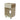 Nolani 35cm Square Side Table - Ivory White
