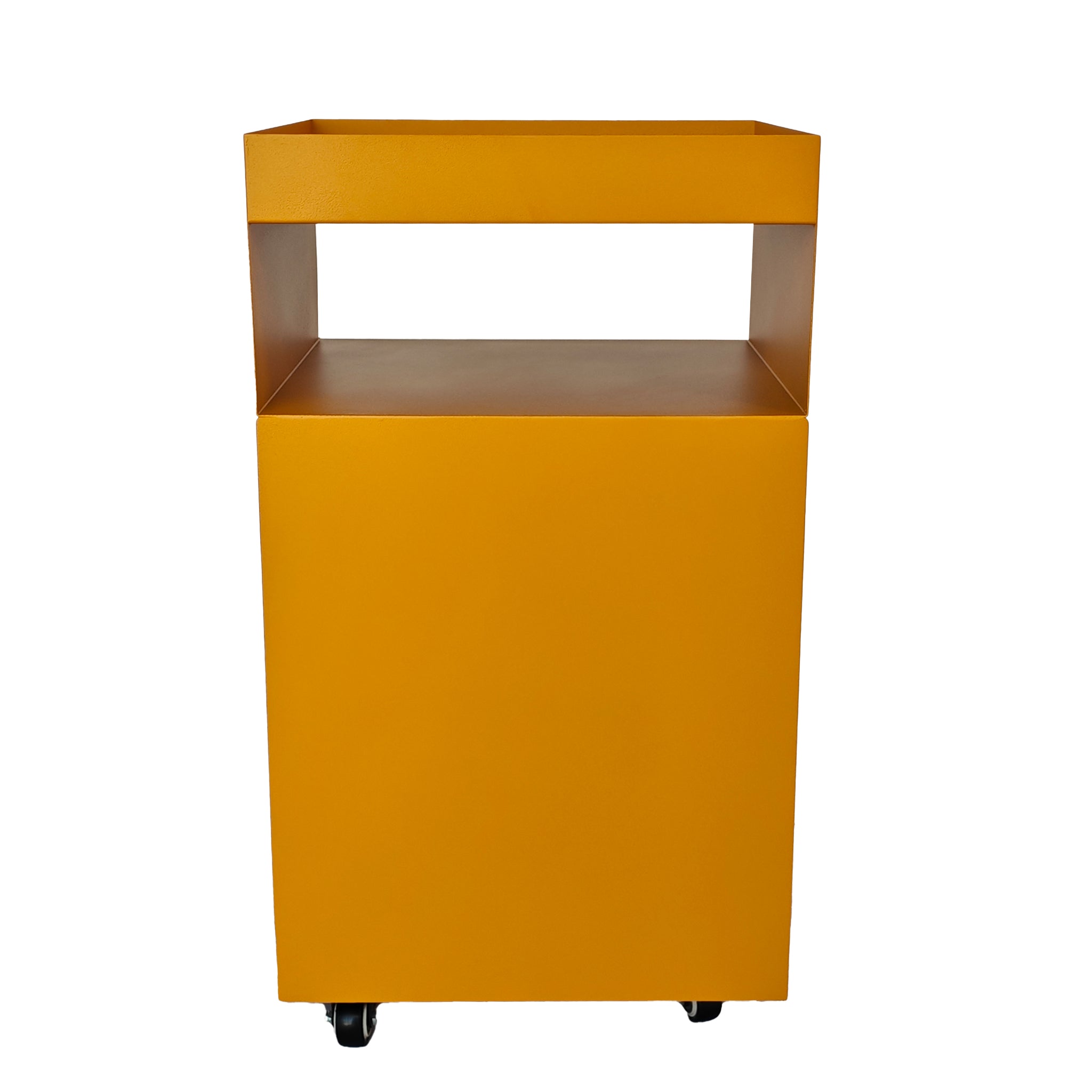 Nolani 35cm Square Side Table - Sandy Mustard