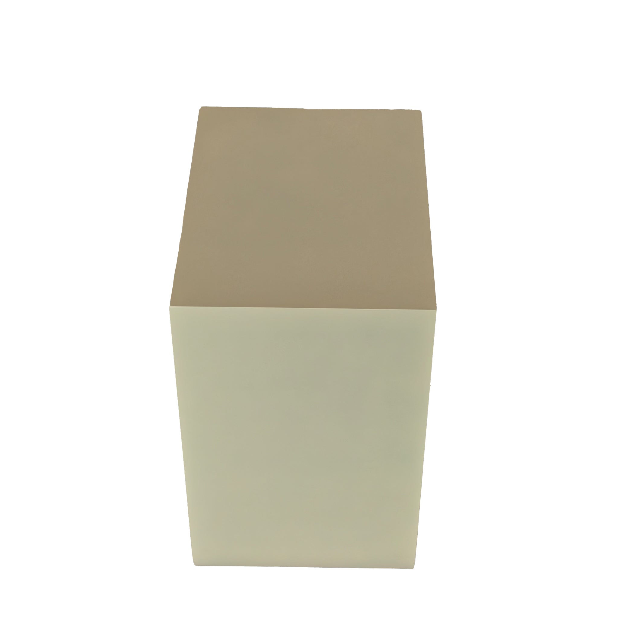 Vionta 35.5cm Side Table - Ivory White