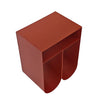 Vionta 35.5cm Side Table - Burgundy Red