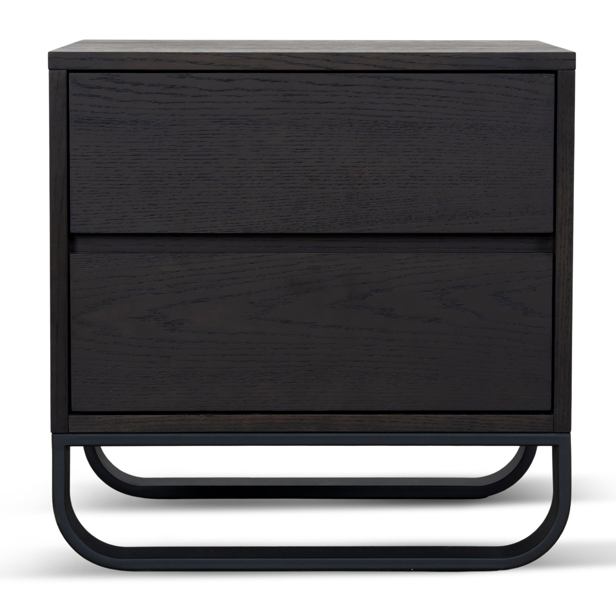Strado 55cm Bedside Table - Dark Walnut