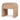 Savero 55cm Bedside Table - Light Natural