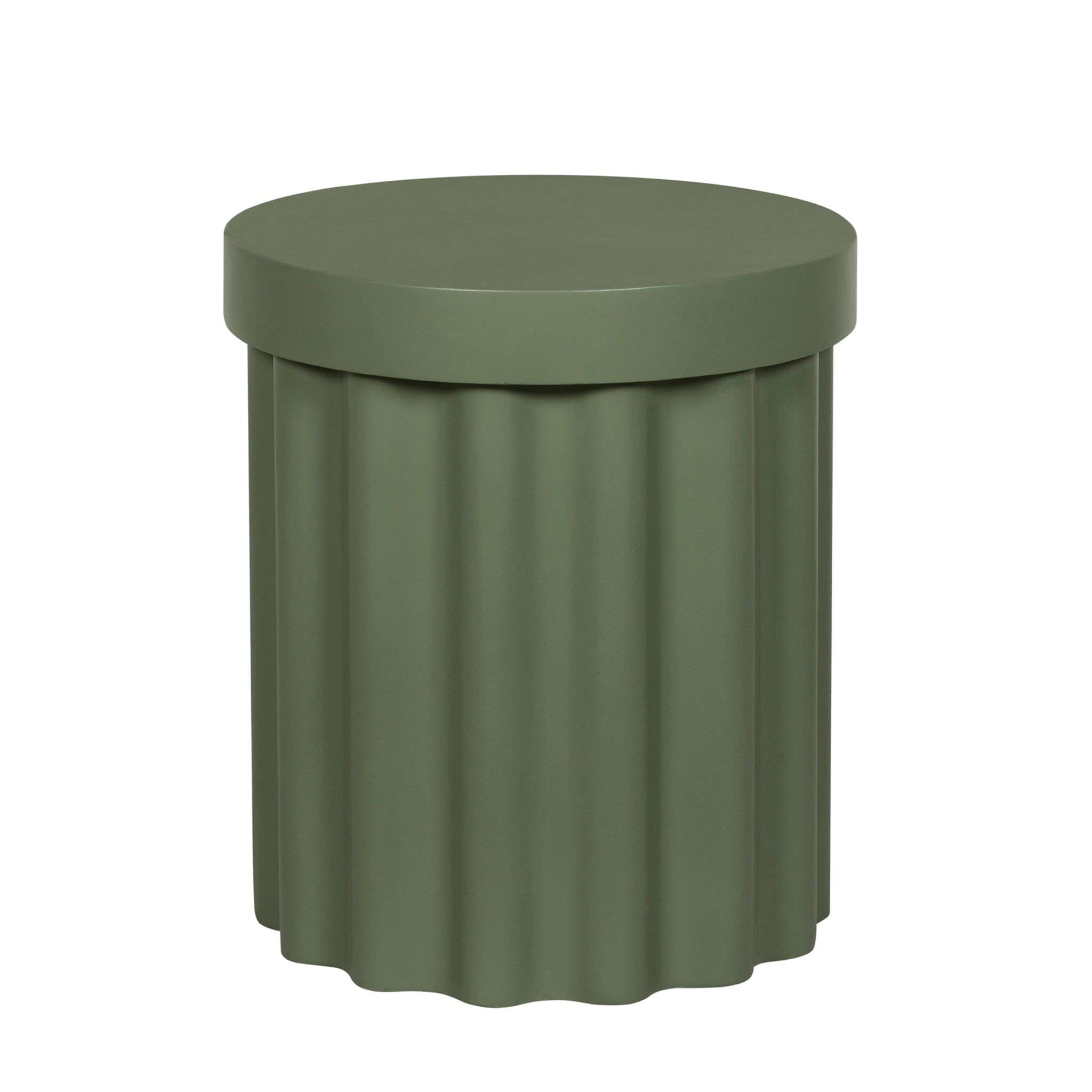 Sovana 40cm Concrete Side Table - Green