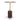 Pravina 45cm Brushed Gold Side Table - Rosso Levanto Marble