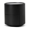 Nithya Bedside Table - Full Matte Black