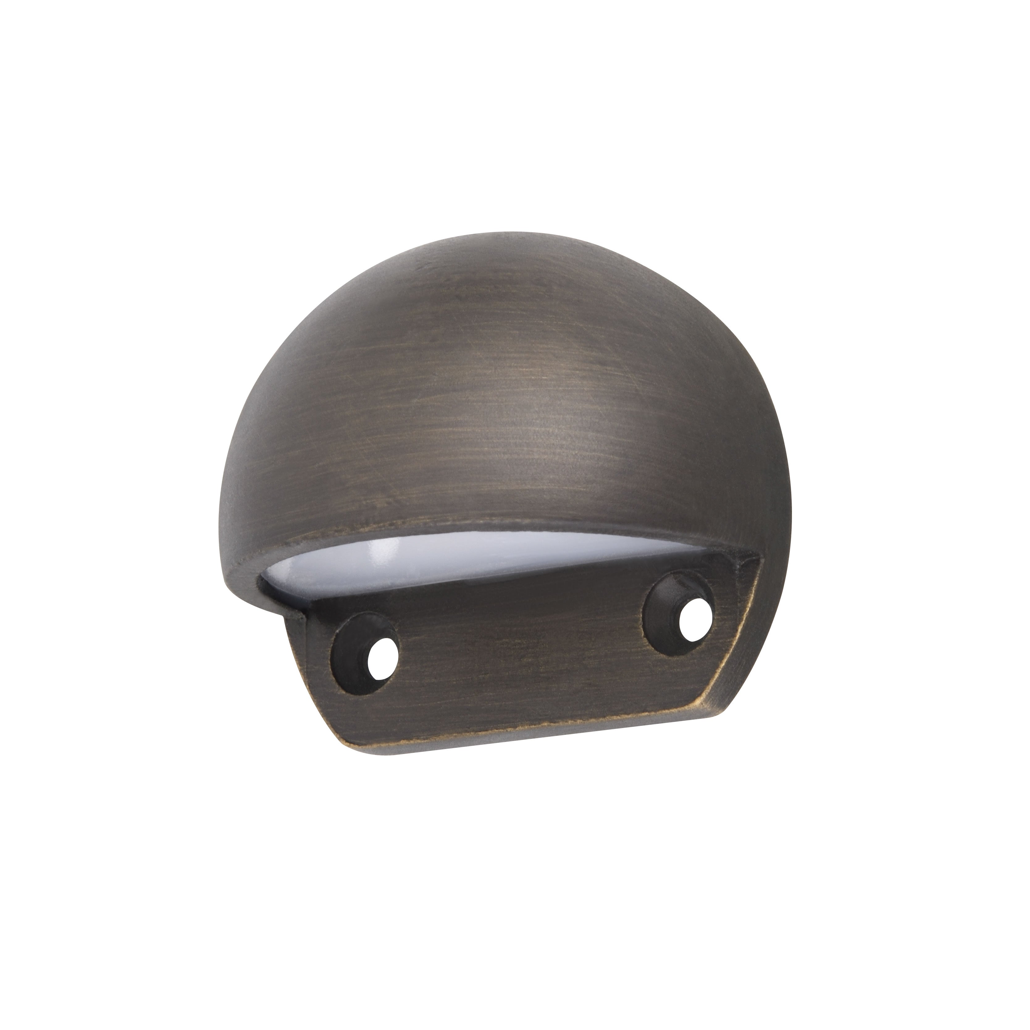 Step S/M 12V 1W Round Aged Brass (Brush Finish) 3K IP65 Eyelid OD 55mm 107 Lm
