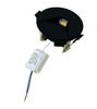 Step Recessed 240V Tri Dim 5W 120Lm Black Eyelid Detachable Round Faceplate IP20 OD 85mm