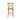 Cross Back Stool - Natural Oak