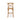 Cross Back Stool - Natural Oak
