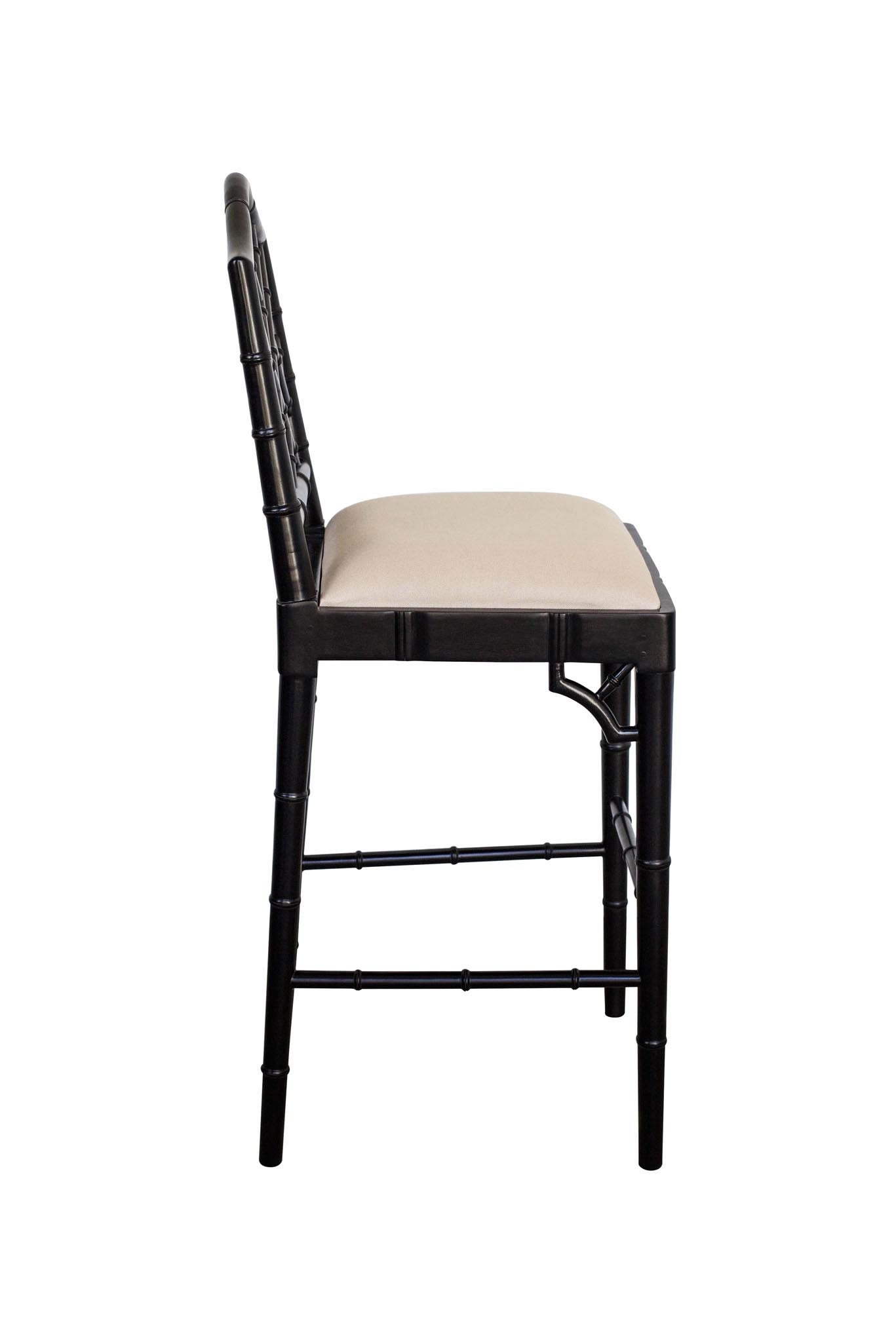 Chippendale Counter Stool - Black