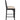 Chippendale Counter Stool - Black