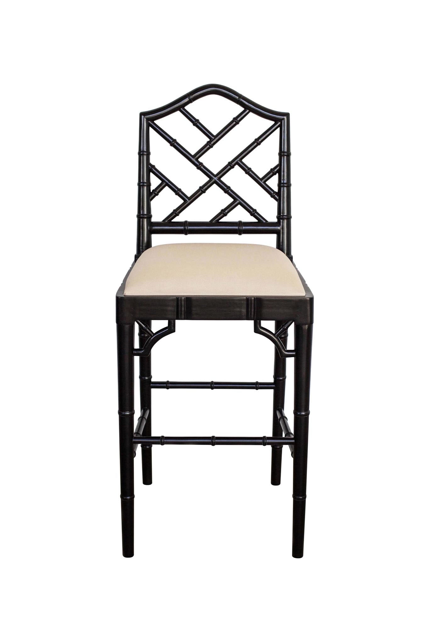 Chippendale Counter Stool - Black