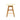 Oceanic Backless Counter Stool - White