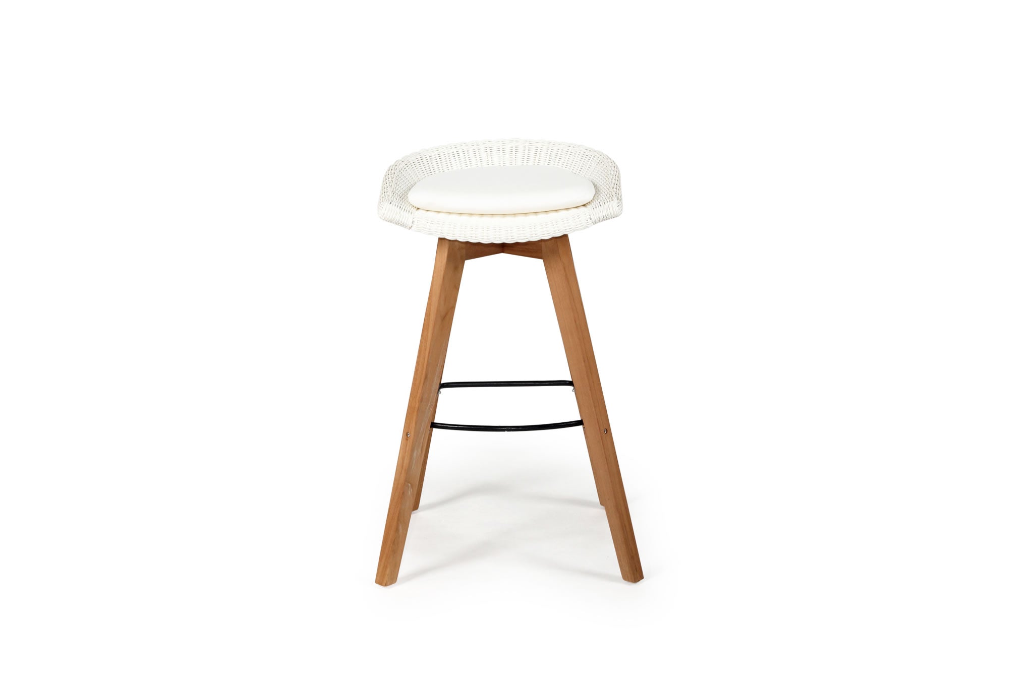 Oceanic Bar Stool - White - Backless
