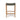 Pasadena Leather Saddle Stool - Olive - Flat