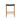 Pasadena Leather Saddle Stool - Black Woven