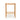 Pasadena Leather Saddle Stool - Natural Woven