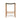 Pasadena Leather Saddle Stool - Olive - Woven