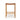 Pasadena Leather Saddle Stool - Tan Woven