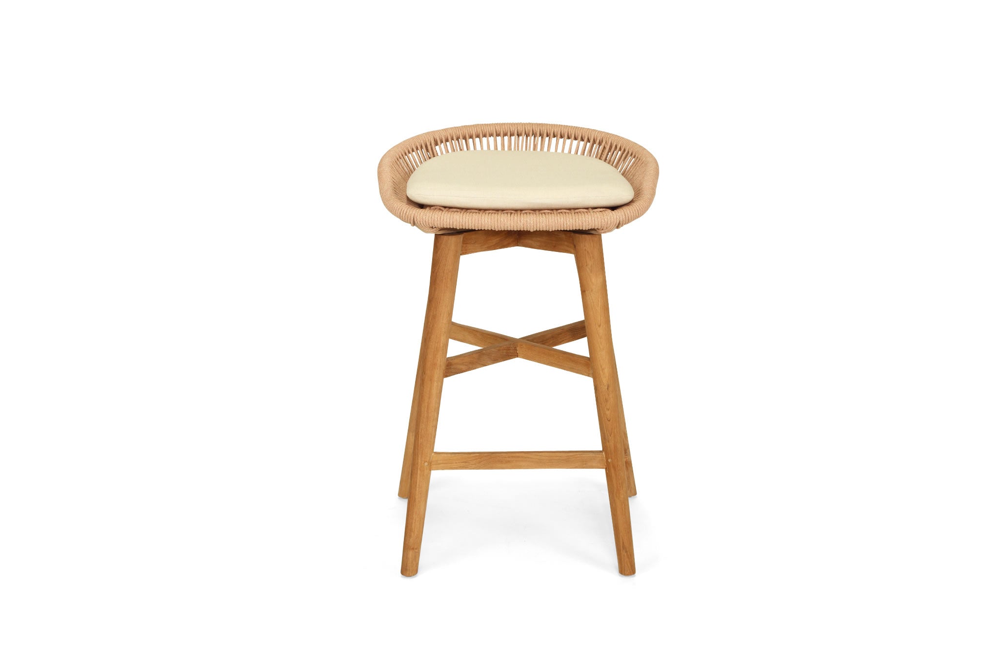 Taylor Counter Stool Backless - Apricot