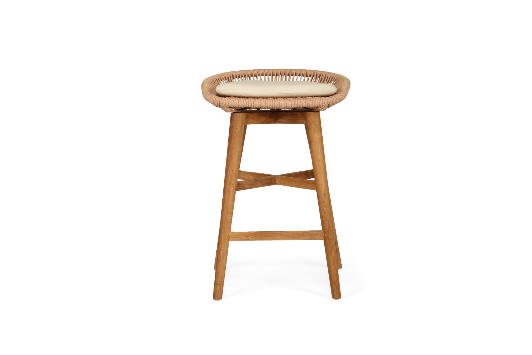 Taylor Counter Stool Backless - Apricot