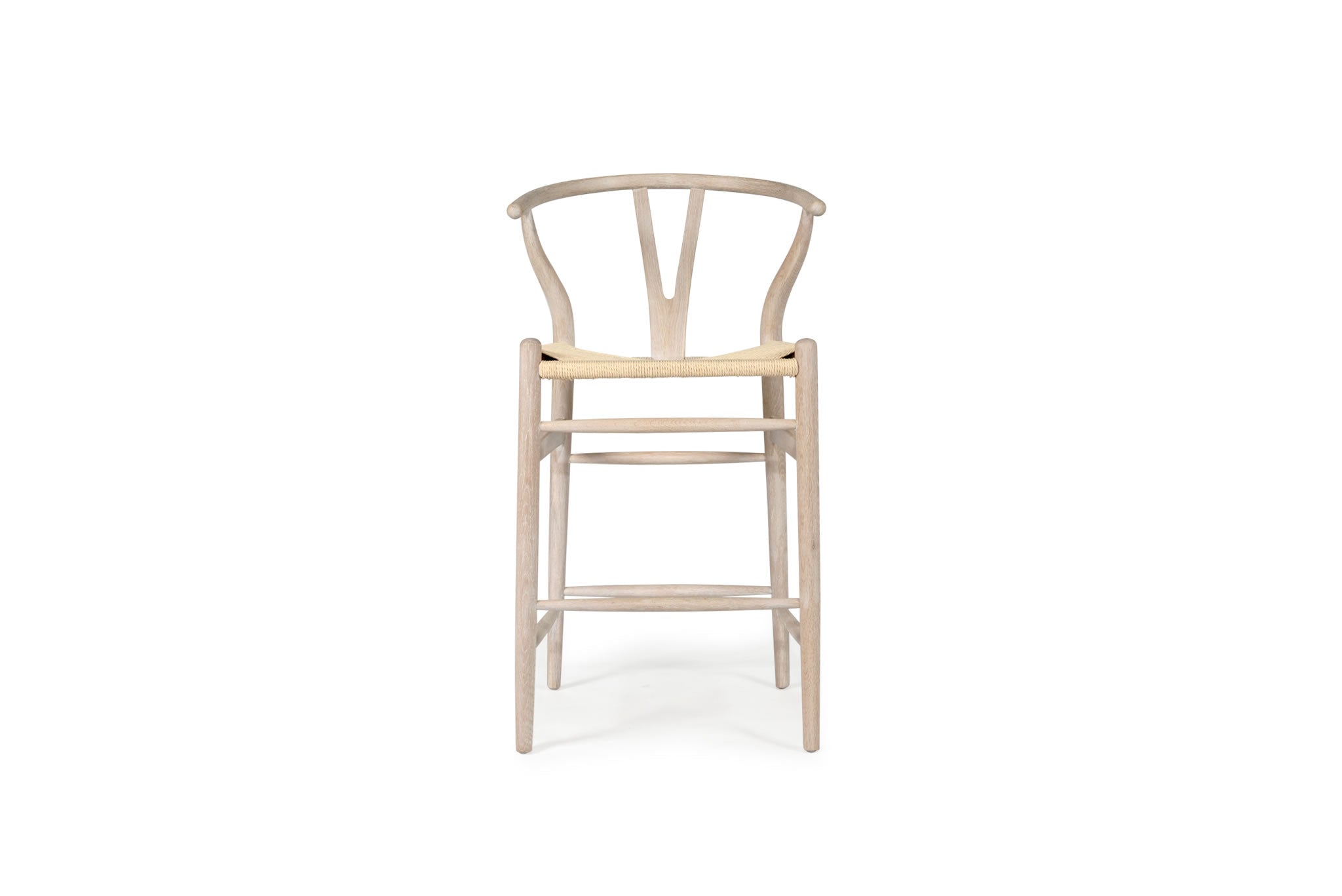 Wishbone Counter Stool - Coastal Oak Light Cord