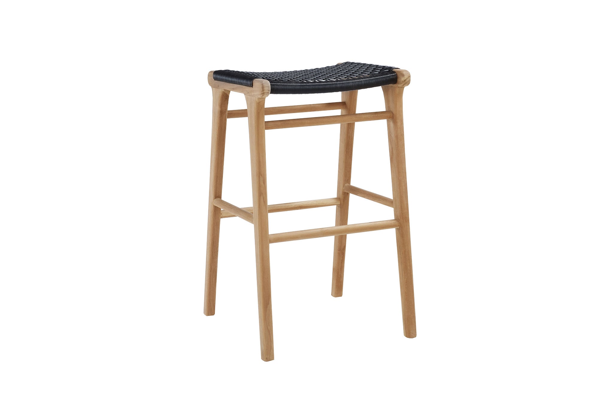 Zen Backless Bar Stool - Black