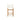 Zen Counter Stool Close Weave 65cmH - White