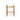 Zen Close Weave Backless Counter Stool - White