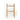 Zen Backless Counter Stool - White