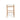 Zen Backless Bar Stool - White