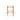 Zen Close Weave Backless Bar Stool - White
