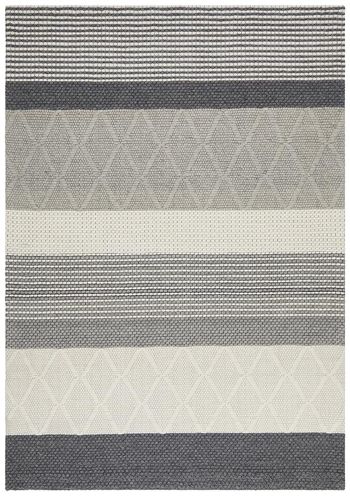 Saul Karlsson Wool Hatch Textured Rug
