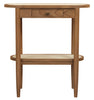 Kelly 1 Drawer Hall Table - Almond
