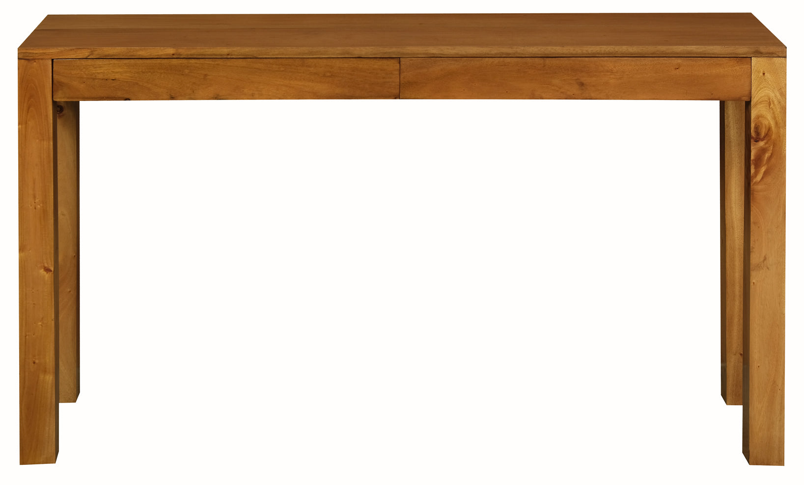 Amsterdam 2-Drawer Sofa Table - Light Pecan