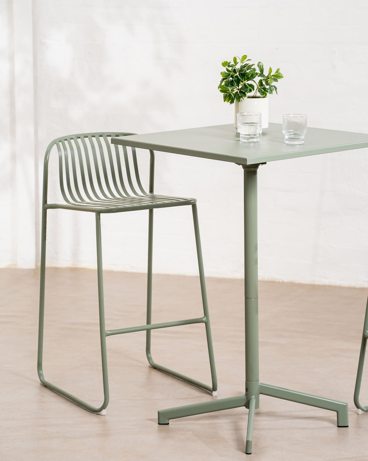 Shae Bar Chair Thyme Green (Set of 2)
