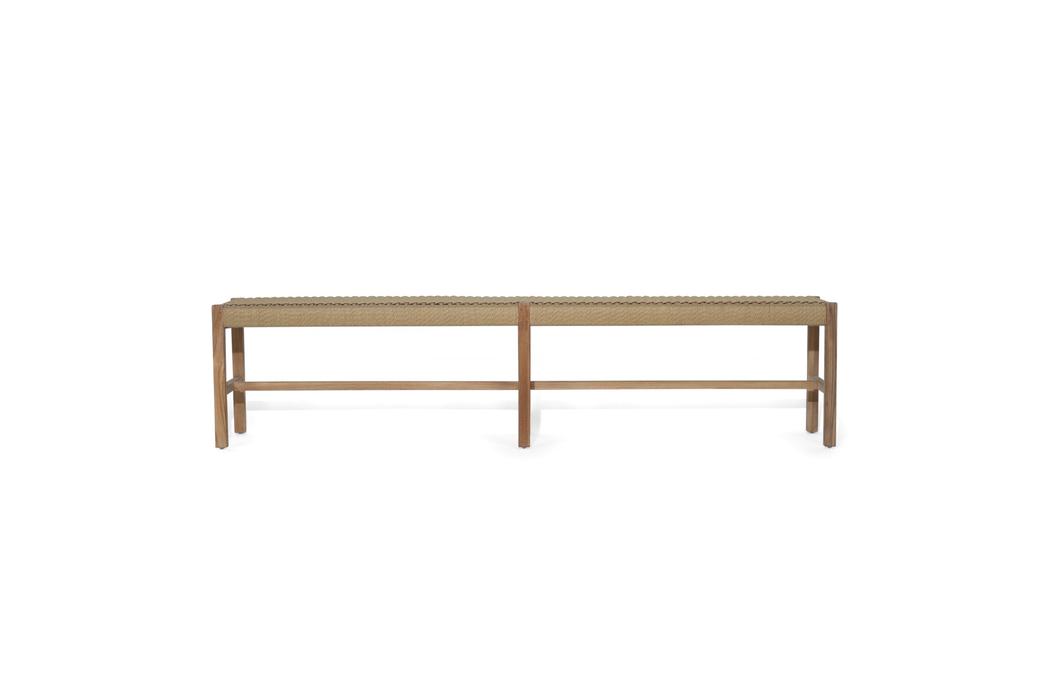 Sabai Woven Bench Close Weave  200cm - Sand